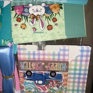 Easter Themed Party Favor Boxes 3-4 in each style all new with ribbon 🎀